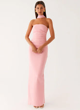 Libra Maxi Dress - Pink