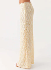 Bling It On Maxi Skirt - Ivory