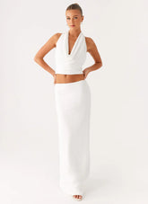 Ashi Maxi Skirt - White