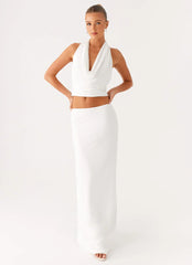 Ashi Maxi Skirt - White