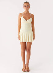 Emily Mini Dress - Yellow
