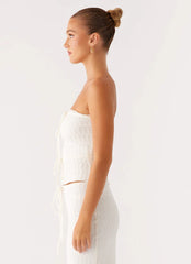 Blakely Tube Top - Ivory