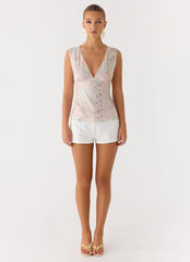 Lost In Love Top - Mystic Paisley