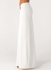 Shoreline Glow Maxi Skirt - Off White