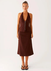 Esther Top - Chocolate
