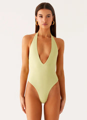 Delia One Piece Swimsuit - Lime