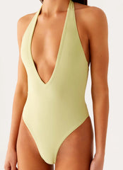 Delia One Piece Swimsuit - Lime