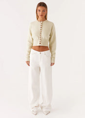 Its Happening Knit Cardigan - Sage