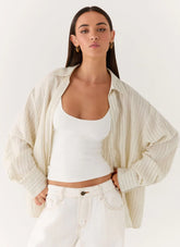 Alessio Shirt - Desert Stripe