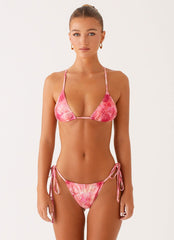 Calista Bikini Top - Flamingo Fling