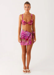 Ocean Is Calling Mini Sarong - Lavender Lagoon