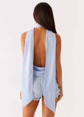 Catching Feelings Top - Blue