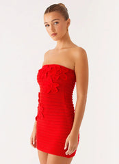 Sicily Mini Dress - Red
