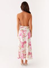 Jensen Midi Dress - Ivory Floral Print