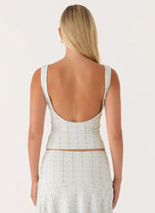 Suns Out Tank Top - Vintage Stripe
