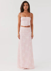 Best Love Lace Up Top - Pink Petal