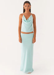 Another Life Halter Top - Pale Blue