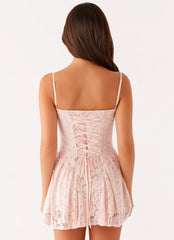 Promenade Mini Dress - Pink