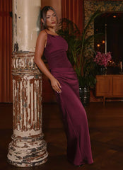 Eternal Energy Maxi Dress - Merlot