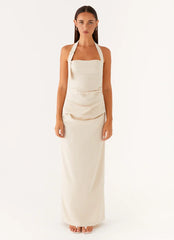 Rumour Has It Maxi Dress - Oatmeal