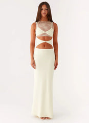 Imperial Maxi Dress - Yellow