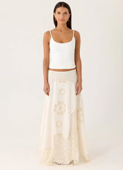 Marzia Maxi Skirt - Ivory