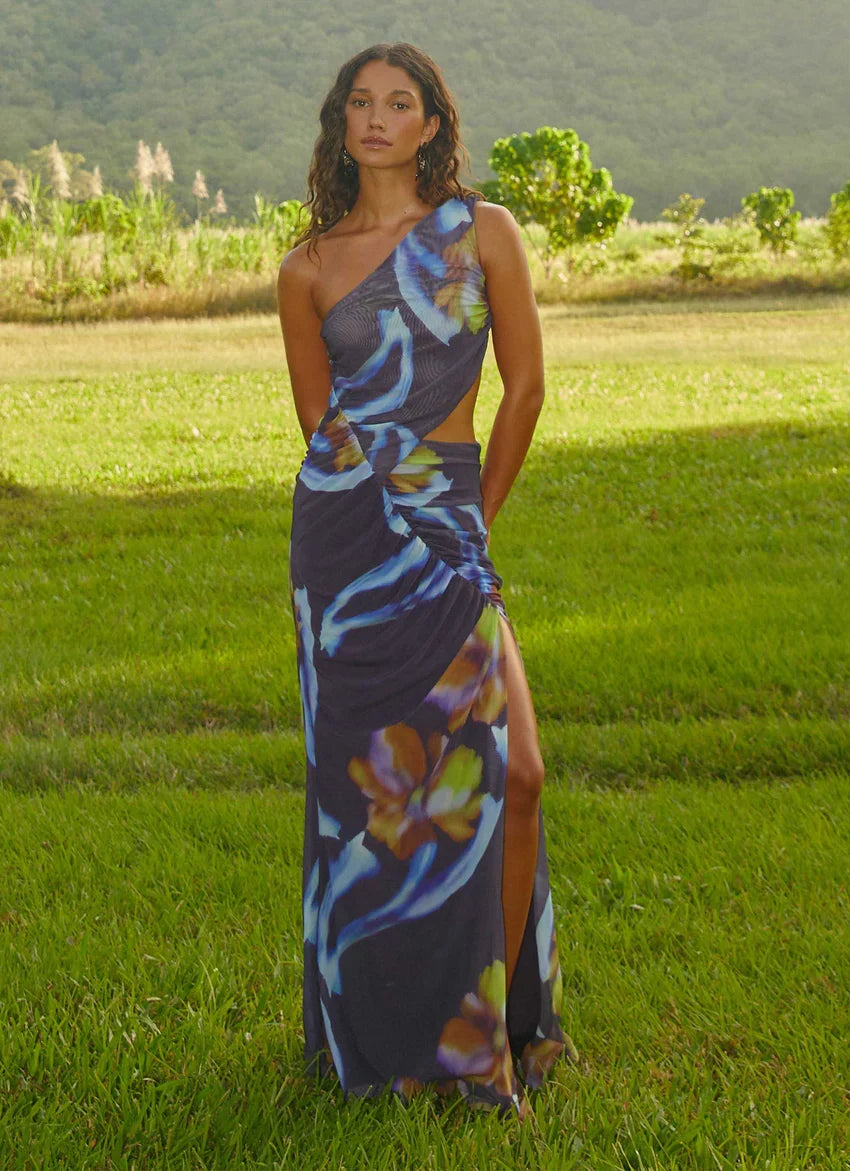Zanzibar Maxi Dress - Dark Floral