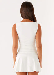 Kelda Mini Dress - White