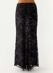 Moodlight Maxi Skirt - Black