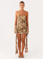 Georgie Mini Dress - Swirl Leo