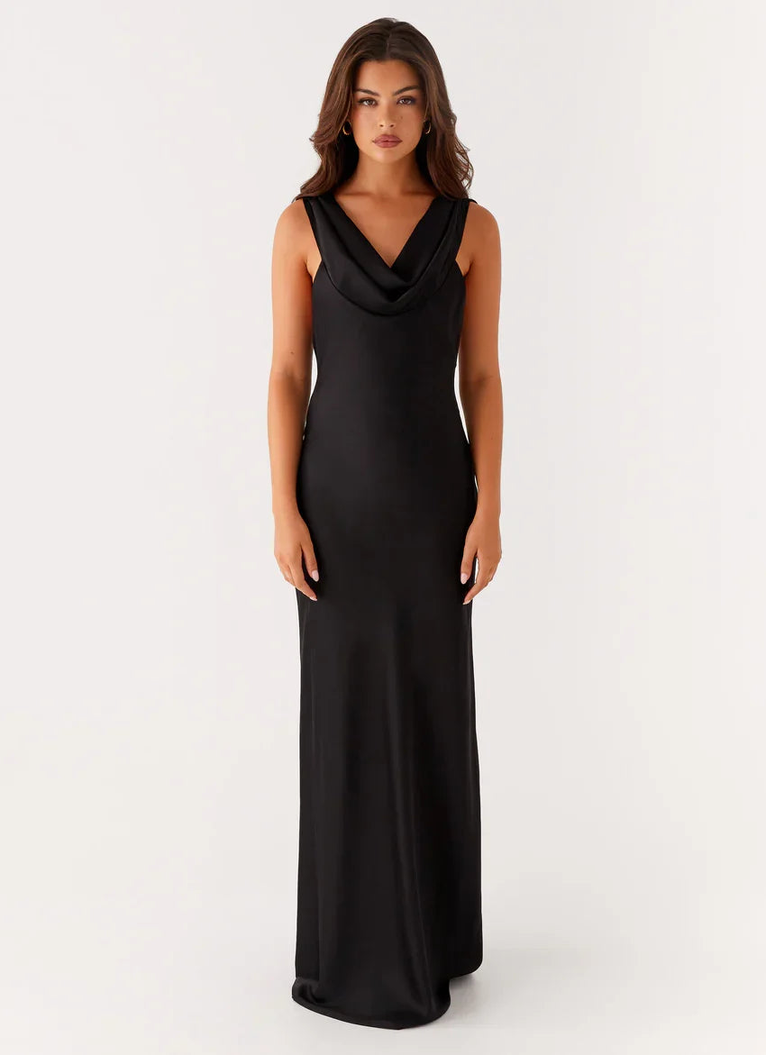 Arya Maxi Dress - Black