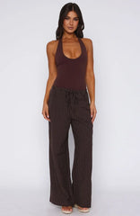 Lost Your Chance Pants Chocolate