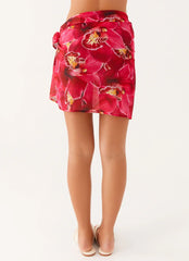 Ocean Is Calling Mini Sarong - Orchid Pink