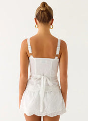 Addictive Mini Skort - White
