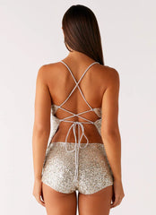 Maelis Cami Top - Silver