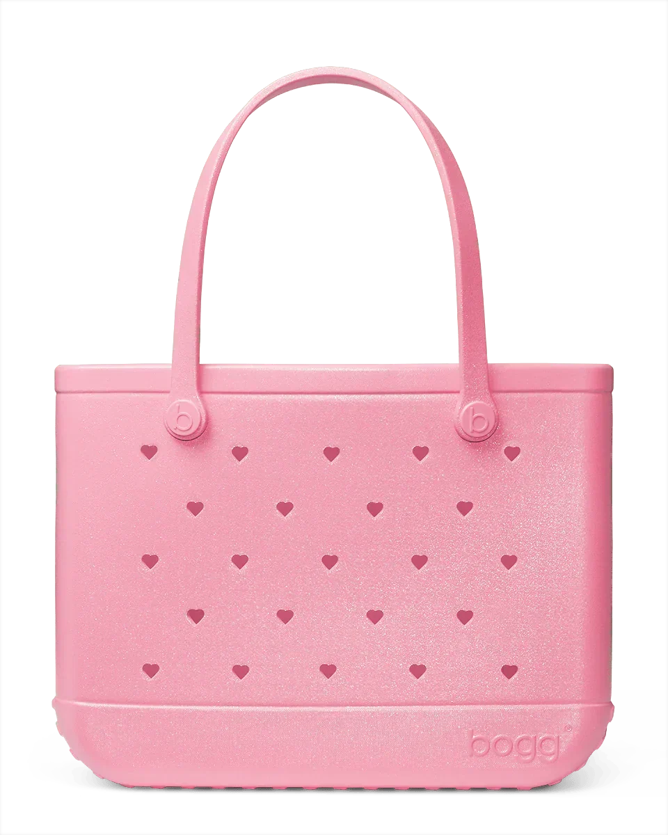 Original Bogg® Bag - Heart Shimmer BUBBLEGUM