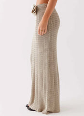 Kelcie Rose Crochet Maxi Skirt - Sage