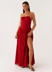 Adira Maxi Dress - Red