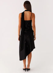 Goldie Midi Dress - Black