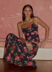 Kahlo Top - Midnight Bloom