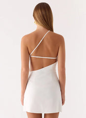 Willa Rose Mini Dress - White