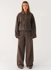 Midwest Low Rise Denim Jeans - Light Wash Chocolate