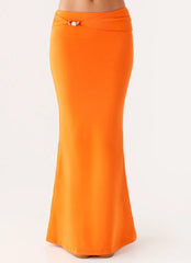 Mention Maxi Skirt - Orange