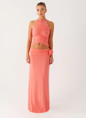Jayce Halter Top - Salmon