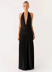Full Attention Maxi Dress - Black
