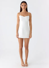 Famous Mini Dress - White