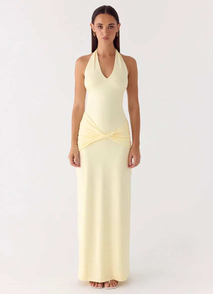 Maribelle Maxi Dress - Lemon